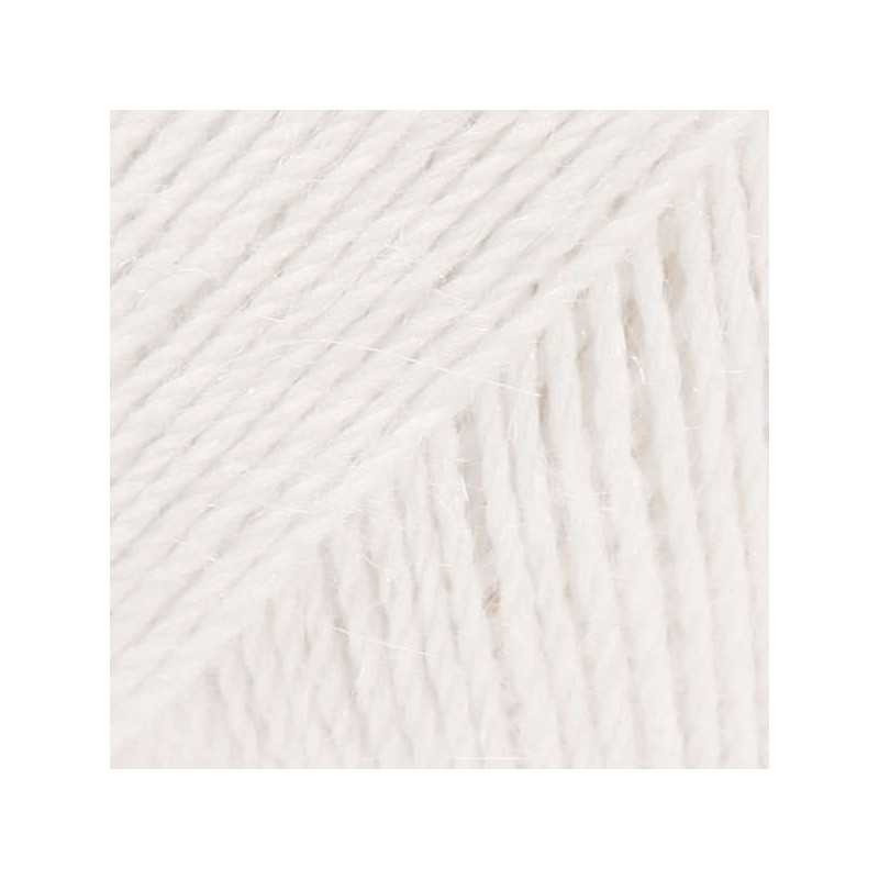 Drops Alpaca - uni colour 0101 blanc
