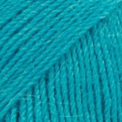 Drops Alpaca - uni colour 2918 turquoise foncé