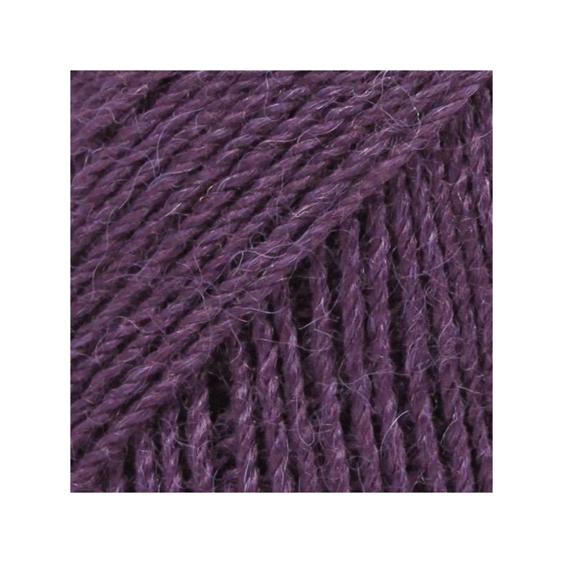 Drops Alpaca - uni colour 4400 violet foncé
