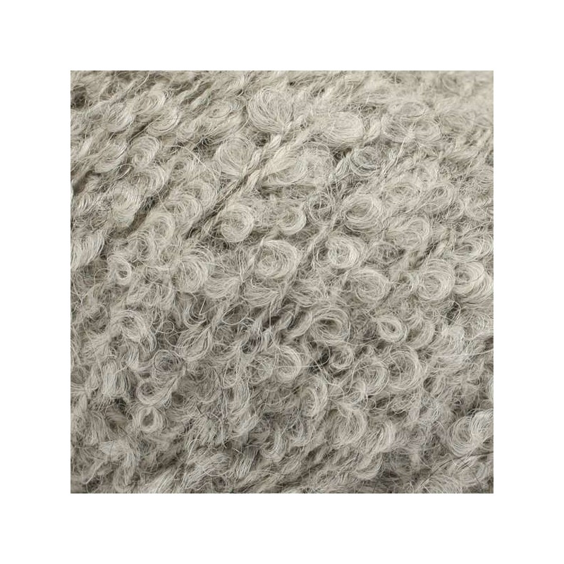 Drops Alpaca Bouclé - mix 5110 gris clair