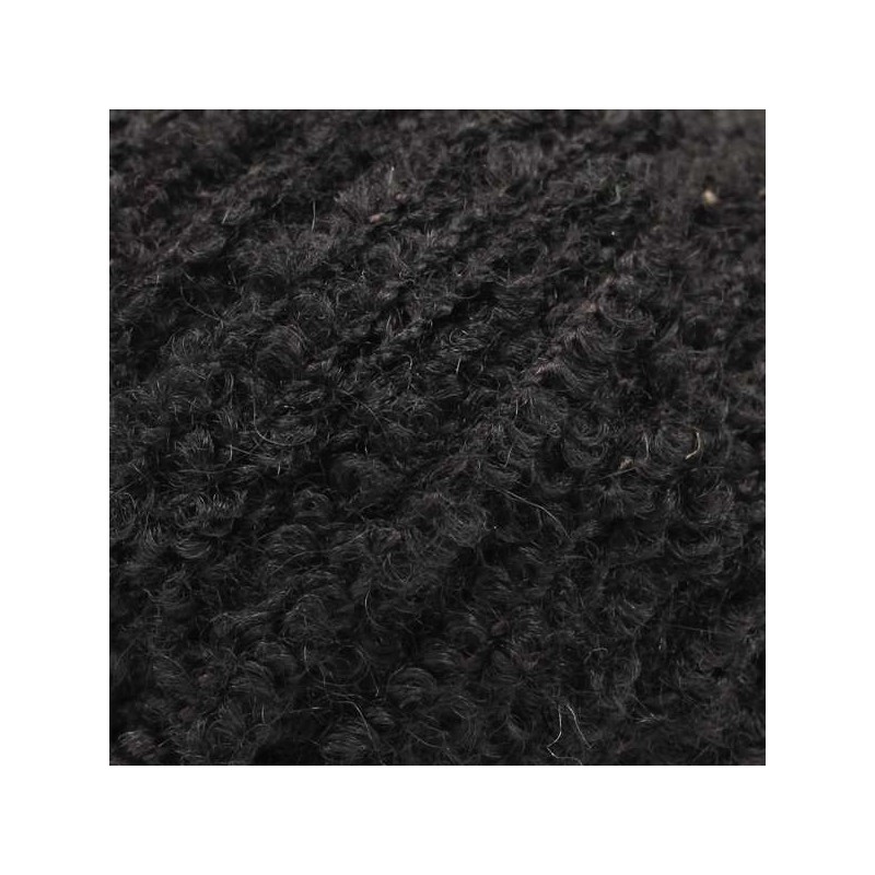 Drops Alpaca Bouclé - uni colour 8903 noir
