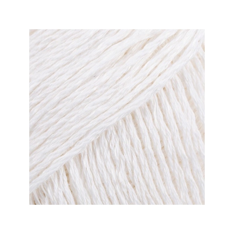 Drops Bomull-Lin - uni colour 01 blanc