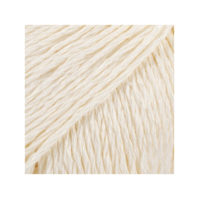 Drops Bomull-Lin - uni colour 02 ecru