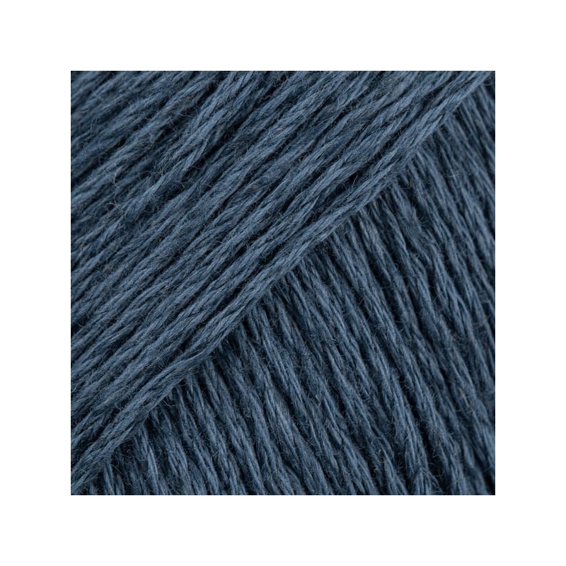 Drops Bomull-Lin - uni colour 21 bleu foncé