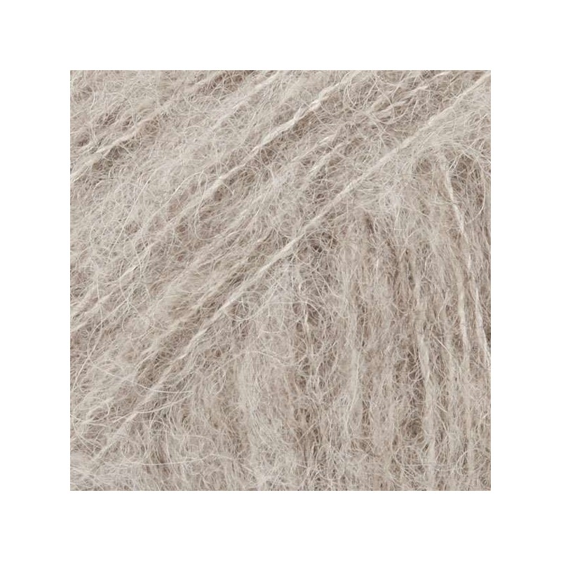 Drops brushed alpaca silk - uni colour 02 gris clair