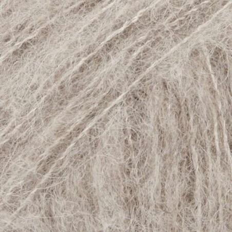 Drops brushed alpaca silk - uni colour 02 gris clair