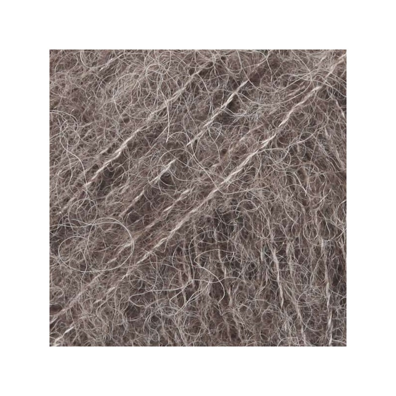 Drops brushed alpaca silk - uni colour 03 gris