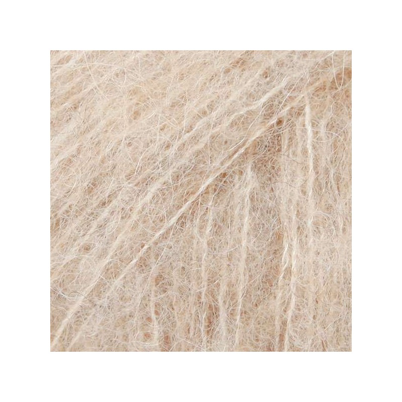 Drops brushed alpaca silk - uni colour 04 beige clair