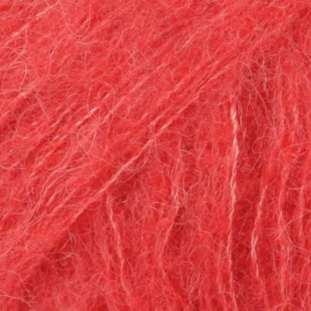 Drops brushed alpaca silk - uni colour 06 corail