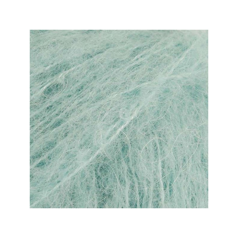 Drops brushed alpaca silk - uni colour 15 vert océan clair