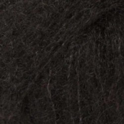 Drops brushed alpaca silk - uni colour 16 noir