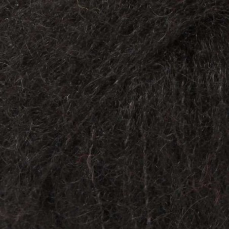 Drops brushed alpaca silk - uni colour 16 noir