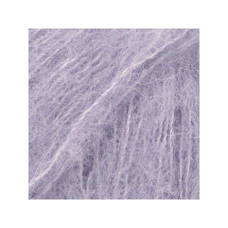 Drops brushed alpaca silk - uni colour 17 lavande clair