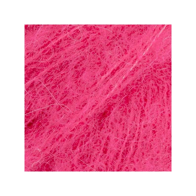 Drops brushed alpaca silk - uni colour 18 rose cerise