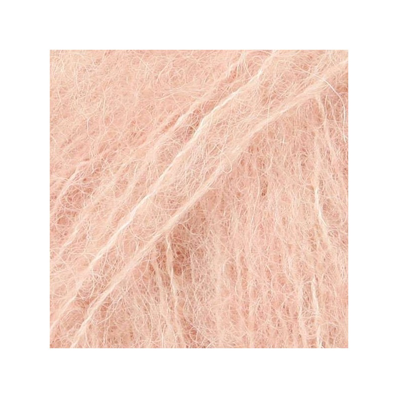 Drops brushed alpaca silk - uni colour 20 rose sable