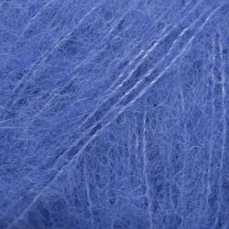 Drops brushed alpaca silk - uni colour 26 bleu cobalt