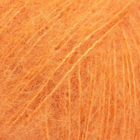 Drops brushed alpaca silk - uni colour 29 mandarine
