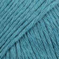 Drops cotton light - uni colour 14 turquoise foncé