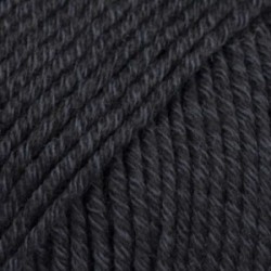 Drops cotton mérino - uni colour 02 noir