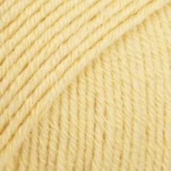 Drops cotton mérino - uni colour 17 vanille
