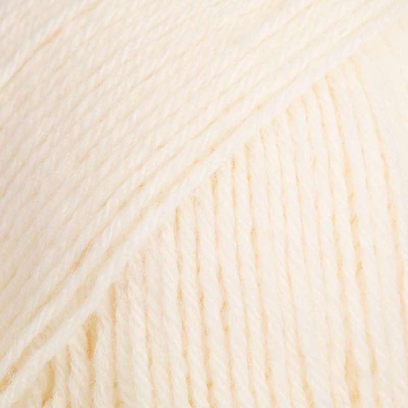 Drops fabel - uni colour 100 ecru