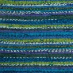 Drops fabel - print 677 vert/turquoise