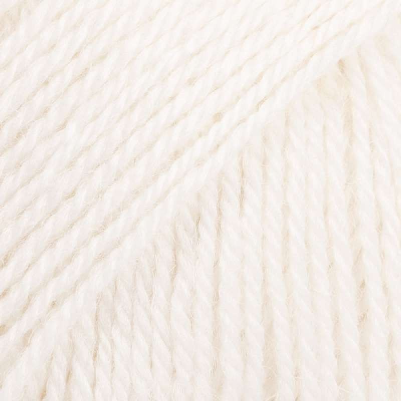 Drops flora - uni colour 02 blanc