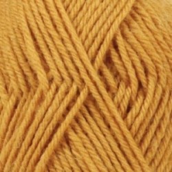 Drops karisma - uni colour 52 moutarde foncé