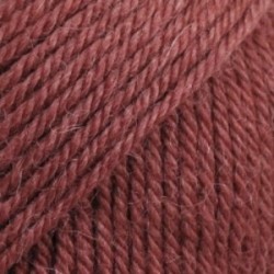 Drops Lima - uni colour 9021 rouge brique