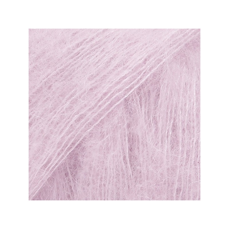 Drops Kid silk uni colour 03 rose pâle