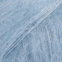 Drops Kid silk uni colour 08 bleu jeans clair