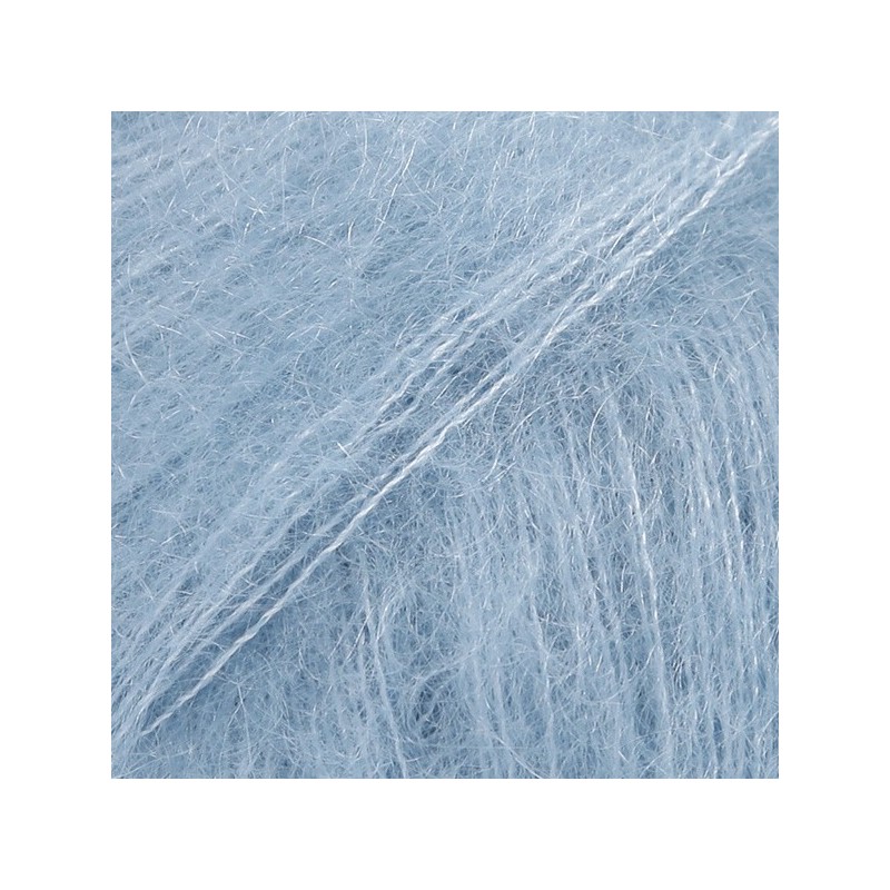 Drops Kid silk uni colour 08 bleu jeans clair