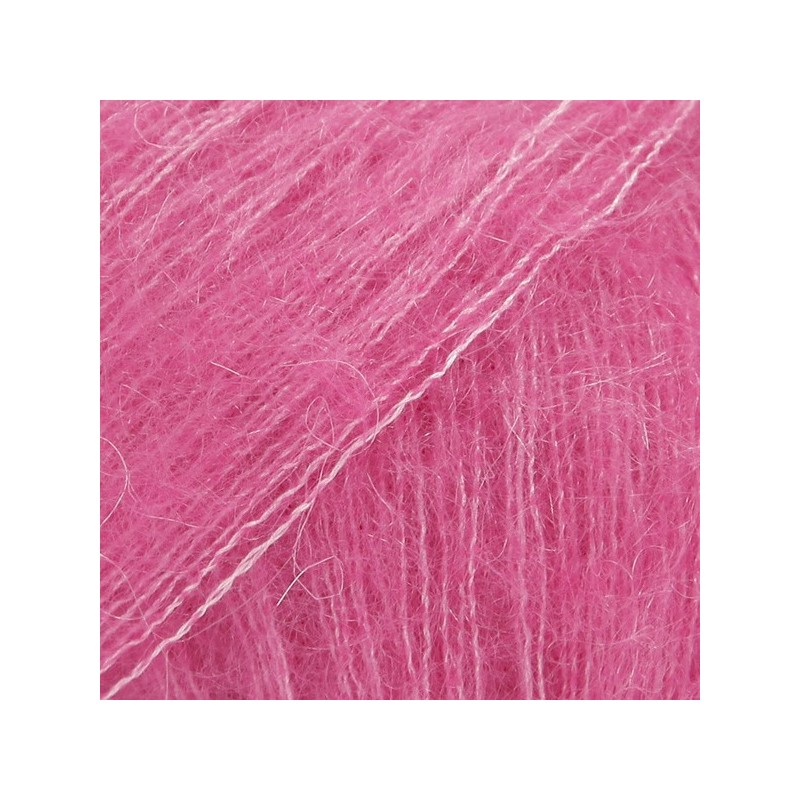 Drops Kid silk uni colour 13 rose vif