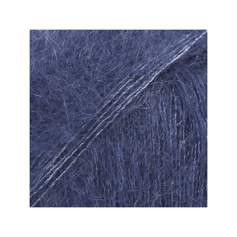 Drops Kid silk uni colour 28 bleu marine