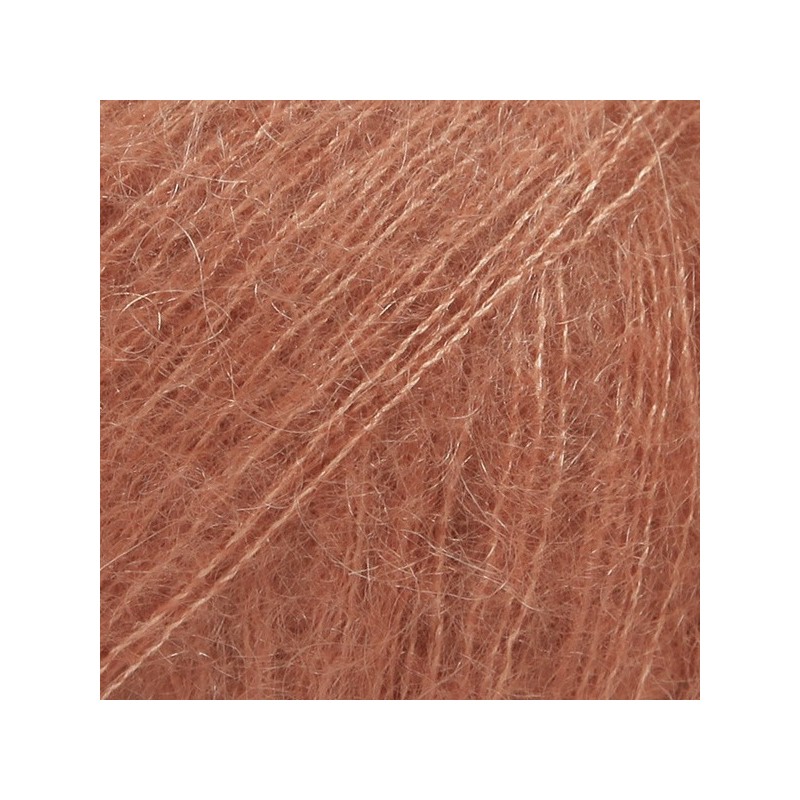 Drops Kid silk uni colour 33 rouille