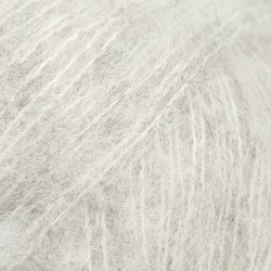 Drops brushed alpaca silk - uni colour 35 gris perle