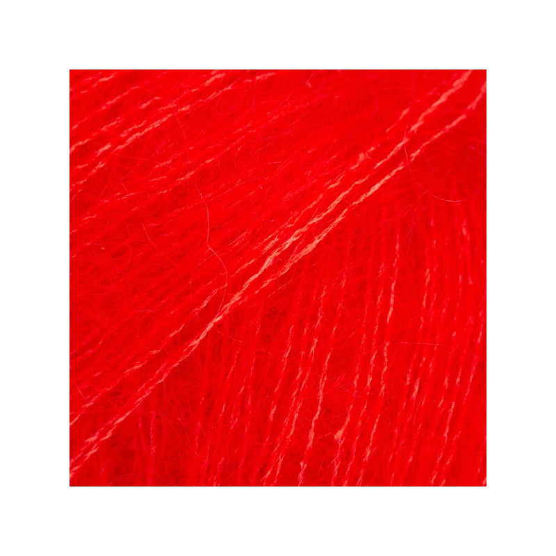 Drops Kid silk uni colour 61 rouge vif