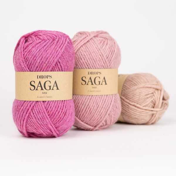 Découvrez DROPS Saga, une pure laine classique