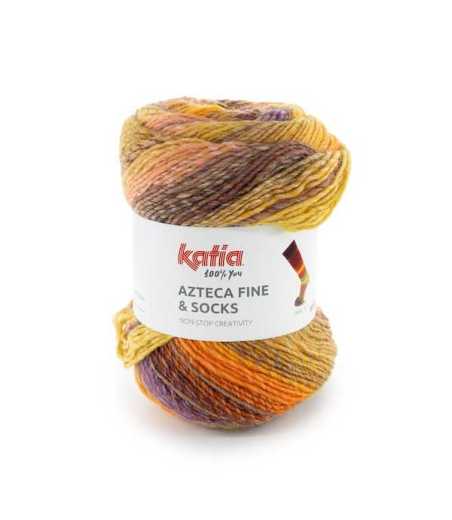 Katia Azteca Fine Socks & More – Laine à chaussettes multicolore