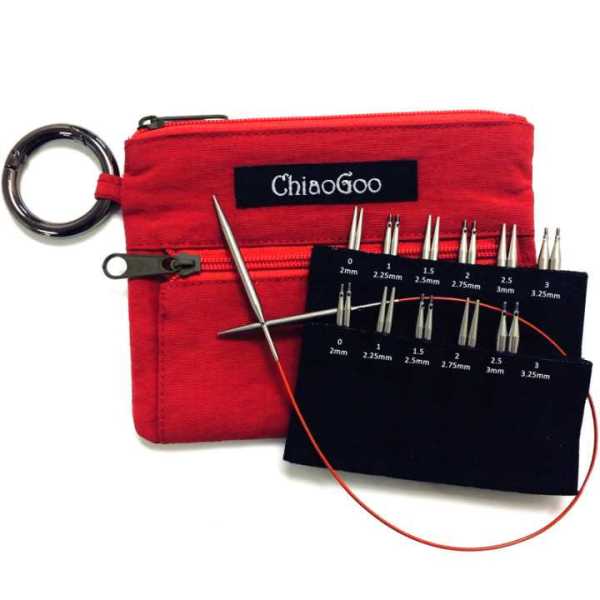 Kit Aiguilles Interchangeables ChioGoo Twist Red Lace Shorties