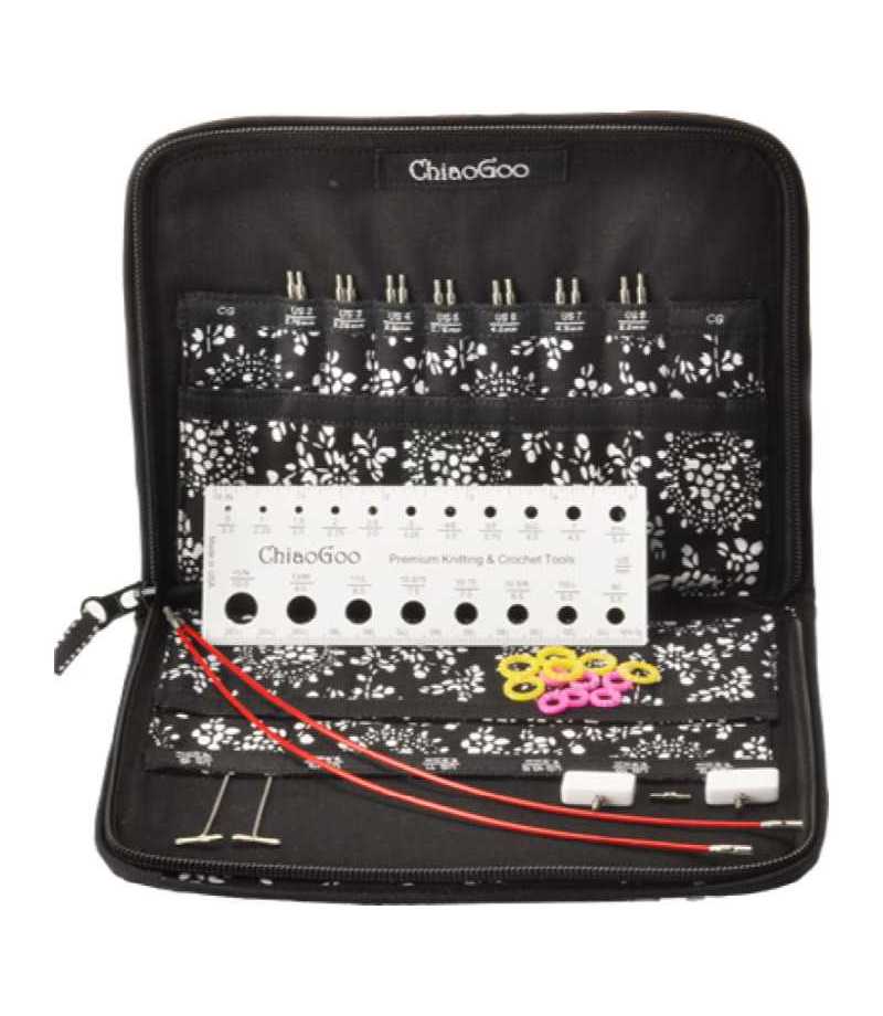 Kit Aiguilles Interchangeables ChiaoGoo Twist Red Lace