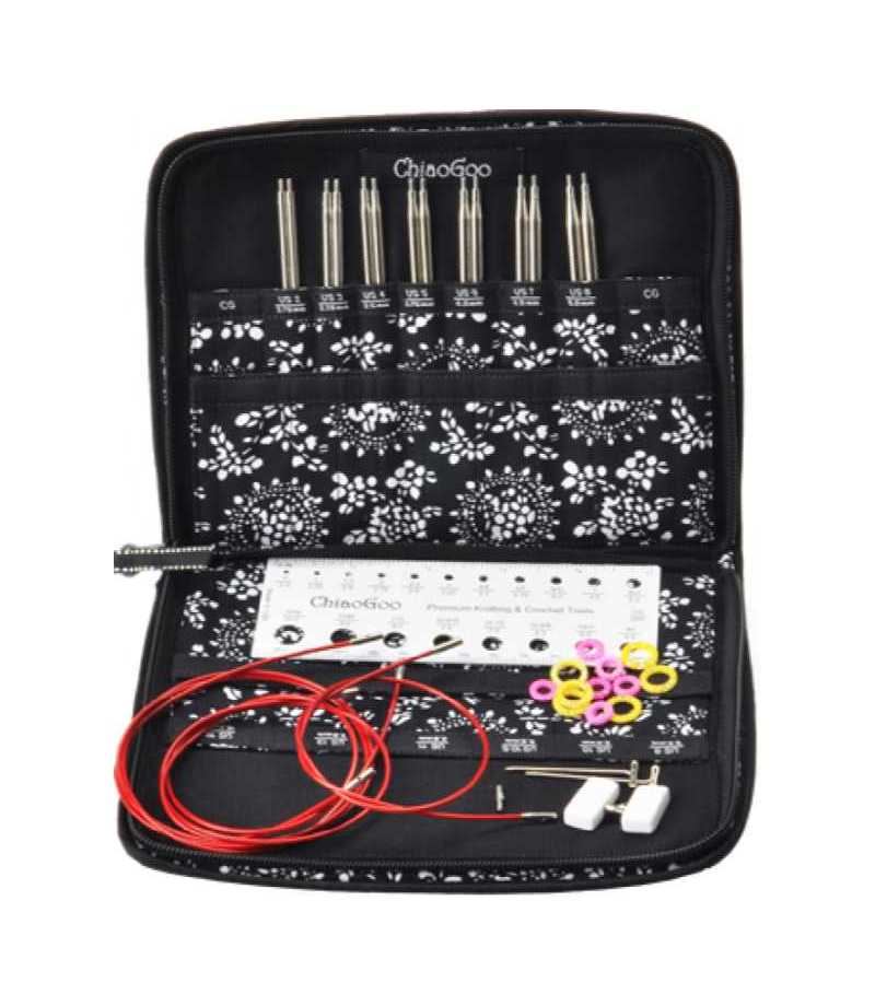 Kit Aiguilles Interchangeables ChiaoGoo Twist Red Lace