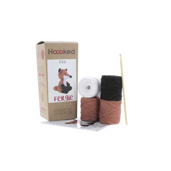 Kit Amigurumi Hooked - Fergie le Renard- Brick