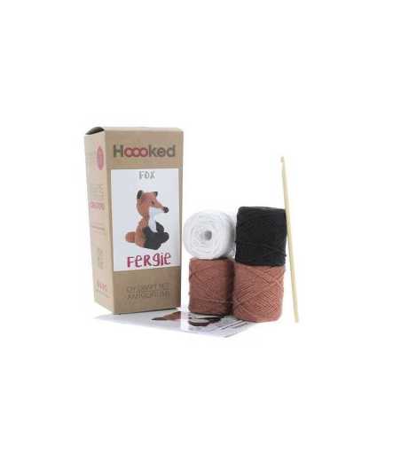 Kit Amigurumi Hooked - Fergie le Renard- Brick