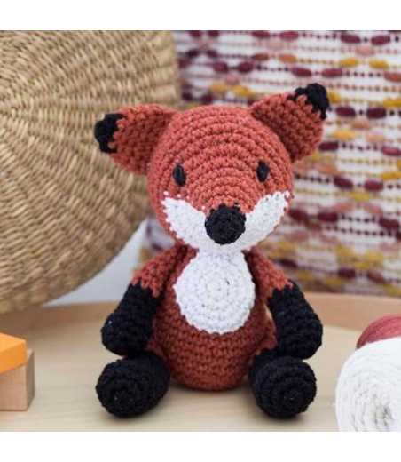Kit Amigurumi Hooked - Fergie le Renard- Brick