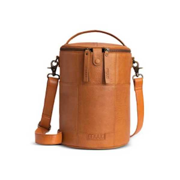 Sac de rangement en cuir pour le tricot Muud Saturn XL