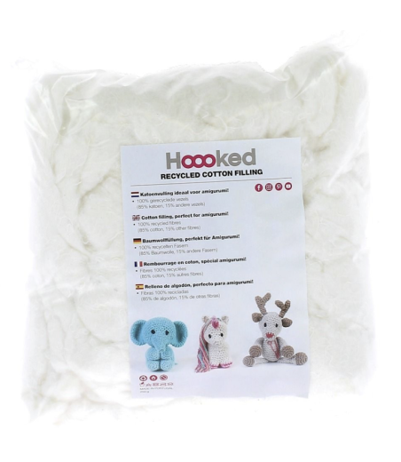 Rembourrage en coton recyclé - Hooked - 250g