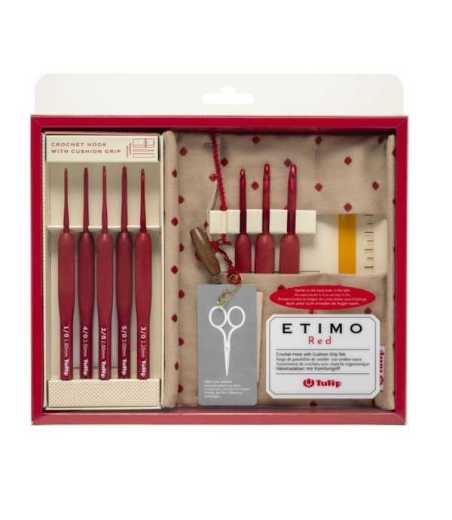 Set crochets Etimo Red - Tulip