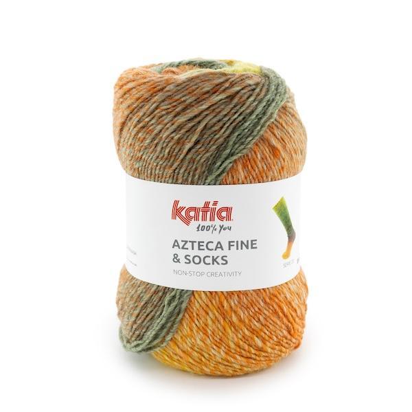 Katia Azteca Fine Socks & More – Laine à chaussettes multicolore