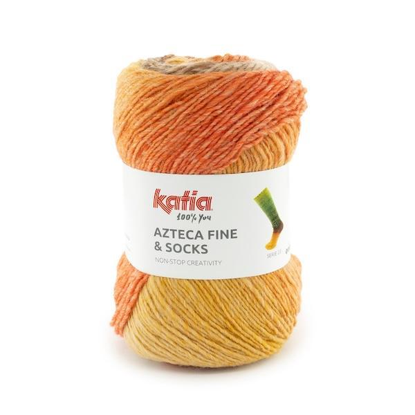 Katia Azteca Fine Socks & More – Laine à chaussettes multicolore